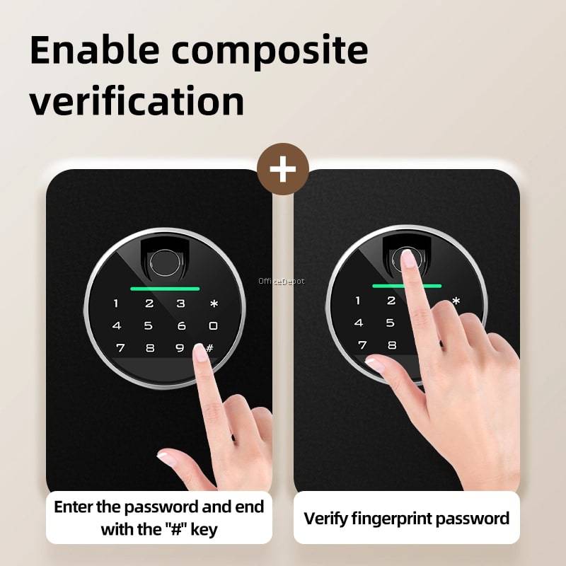 Deli ET630 Biometric Fingerprint Safety Box | Advanced Electronic ...